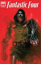 FANTASTIC FOUR #1 GABRIELE DELL OTTO EXCL DR. DOOM VARIANT VERY RARE picture