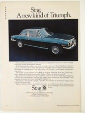 1972 Triumph Stag Print Ad picture