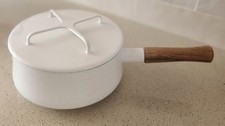 Dansk Kobenstyle JHQ White 2 Quart Metal Covered Saucepan picture
