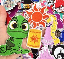 Tangled Rapunzel Sun Pascal patch Embroidered / Iron on / sew on clothes Patch picture