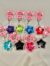 ALL 8 CHARACTERS HELLO KITTY TSUNAMEEZ ACRYLIC KEYCHAIN FIGURE CHARM SET Sanrio picture