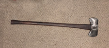Vintage 1920s-1940s PLUMB Double Bit Axe Michigan Pattern Sideways Stamp 35 3/4