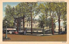 Martinsville Indiana Cohn Barnard Sanitarium Street View Antique Postcard K32189 picture
