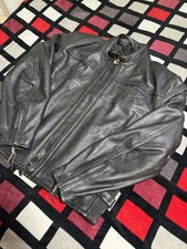 Vintage Harley-Davidson Competition II Leather Biker Riding Jacket Mens Size L picture