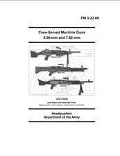 430 Page 2006 M249 M60 M240B CREW-SERVED MACHINE GUNS 5.56 7.62 mm Manual on CD picture