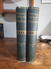 Personal Memoirs of P. H. Sheridan – 2 Volume Set – First Edition, 1888 picture