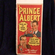 Vintage 1930's Prince Albert R J Reynolds New Joy In Your Pipe Paper Poster Sign picture