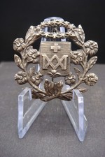 VINTAGE PIARIST ORDER SCHOOLS REVOLVING CROWN LOGO RELIGIOUS BROCHE BADGE PIN picture