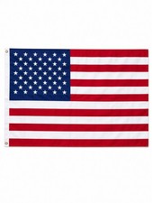 Premium USA American Flag 3x5 Ft Embroidered Stars picture