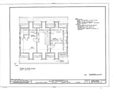 Photo:Key West Florida John Geiger House 1900s Third Floor Plan HABS picture