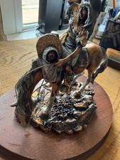 Signed Vintage CA Pardell Legends Bronze Sculpture SACAJAWEA Limited Editon 1994 picture
