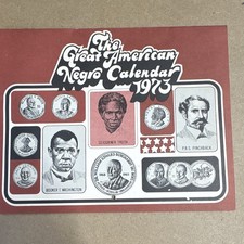 The Great American Negro Calendar 1973 Wall Calendar (The Great American Negro) picture