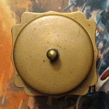 antique Joseph Heinrichs copper and brass tea caddy picture