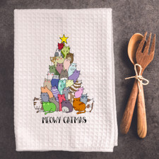Meowy Catmas - Tea Towel picture