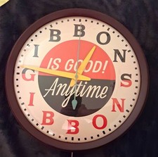 General Electric GE 6613C Gibson Is Good Anytime Breweriana Wall Clock picture