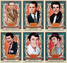 2013 Panini Golden Age Famous Hollywood Actor Actors 6-Card Base Card Lot picture