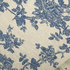 Vintage Linen Floral Fabric by The Yard 5 Yard by 62 Inch Width | Upholstery ... picture