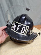 Vintage Super Chieftain Safety Supply Co Firefighter Helmet Norwalk Ohio OLD picture