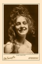 EVELYN NESBIT Early Film Star Beauty Vintage Sarony Photograph Cabinet Card CDV picture