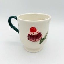Anthropologie Holifaye Stoneware Mug Coffee Tea Dessert Holiday picture