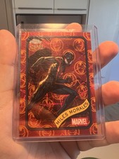 2025 Topps Chrome Marvel Miles Morales Serial Numbered /100 #176 picture