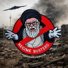 Operation Epic Fury Iran REGIME BUSTERS B-2 Ayatollah Squadron Patch picture