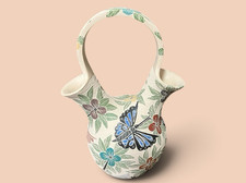 Mata Ortiz Pottery Ernesto Arras Olivas Wedding Vase Butterfly Hummingbird Clay picture