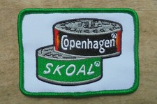COPENHAGEN/SKOAL STACKED CANS CLOTH IRON-ON PATCH 3 5/8 BY 2 5/8