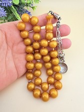 Vintage Afghani Misky 33-bead Islamic Rosary Tasbih N785 مسبحة مسباح مسكي افغاني picture