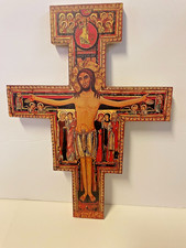 San Damiano Wood 10' Crucifix, New #AB-136 picture