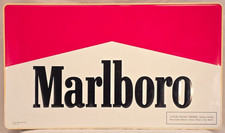 Vintage 1991 Cigarette Marlboro Advertising Sign Double Sided picture
