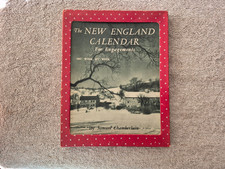 Vintage 1947 The New England Calendar for Engagements in Original Box NEW picture