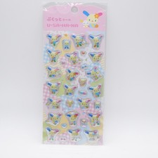 Sanrio JAPAN Usahana Hana-chan 2026 Puffy PVC Stickers Sheet (17.7cm x 9.5cm) picture