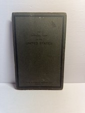Vintage 1916 Official Map United States National Survey Co Chester Vermont  picture