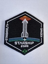 Original Space Starship Flights 2026 Mission Program Patch 3.5” picture
