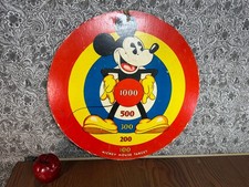 RARE Antique Mickey Mouse Target Game Pie Eyed  Marks Brothers Boston 1930s picture