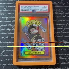 2024 GPK Battle/Bands Bombin' Billie #D-2 15/25 PSA 10 POP 1 picture