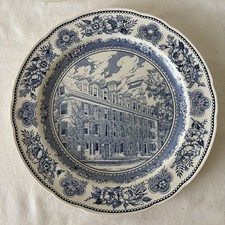 Yale University Rare Wedgwood 1937 Commemorative Plate - Connecticut Hall 1752 picture