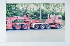Heanor Haulage Derbys Red Lorry Heavy Trailer Truck Boy 26T VTG Photo picture