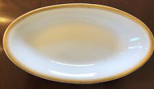 Antique C. 1890 Oval Shaped Noritake Wedding Band Gold Trim Nippon Serving Dish picture