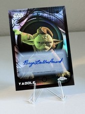 2026 Topps Chrome Star Wars - Yaddle Auto - Bryce Dallas Howard - /10 - Bookend picture
