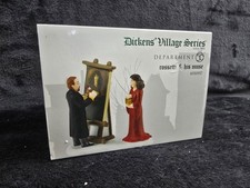 NOS DEPARTMENT 56 Dickens' Village Series ROSSETTI & HIS MUSE FIGURINE #4050937 picture