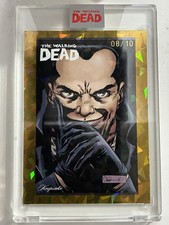2026 Keepsake Walking Dead Spotlight Negan Gold /10 Adlard Art #08/10 picture