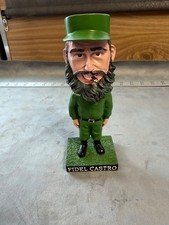 Fidel Castro Bobble Head, Cigar Smoking ,Green Military Uniform, Rare, NEW/BOX picture
