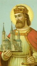 ST. HENRY - Laminated Holy Cards. QUANTITY 25 CARDS picture
