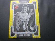 2025 Panini Prizm Rolling Stones Gold Laser Insert #4 Charlie Watts (#04 of 10) picture