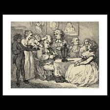 Thomas Rowlandson - Veronica A Breakfast Conversation, from Boswell's Tour of th picture