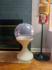 MCM vintage Knoll tulip base style dome terrarium planter with globe design picture