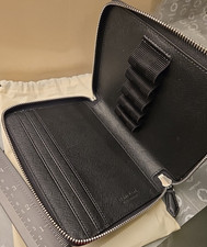 $440 MSRP - Montblanc 198364 5-pen Sartorial Zip Pouch Black picture
