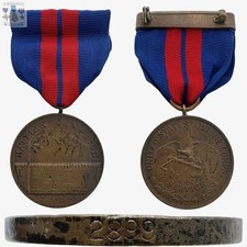 #2899 1919-1920 MARINE CORPS HAITIAN CAMPAIGN MEDAL NUMBERED BANANA WARS picture